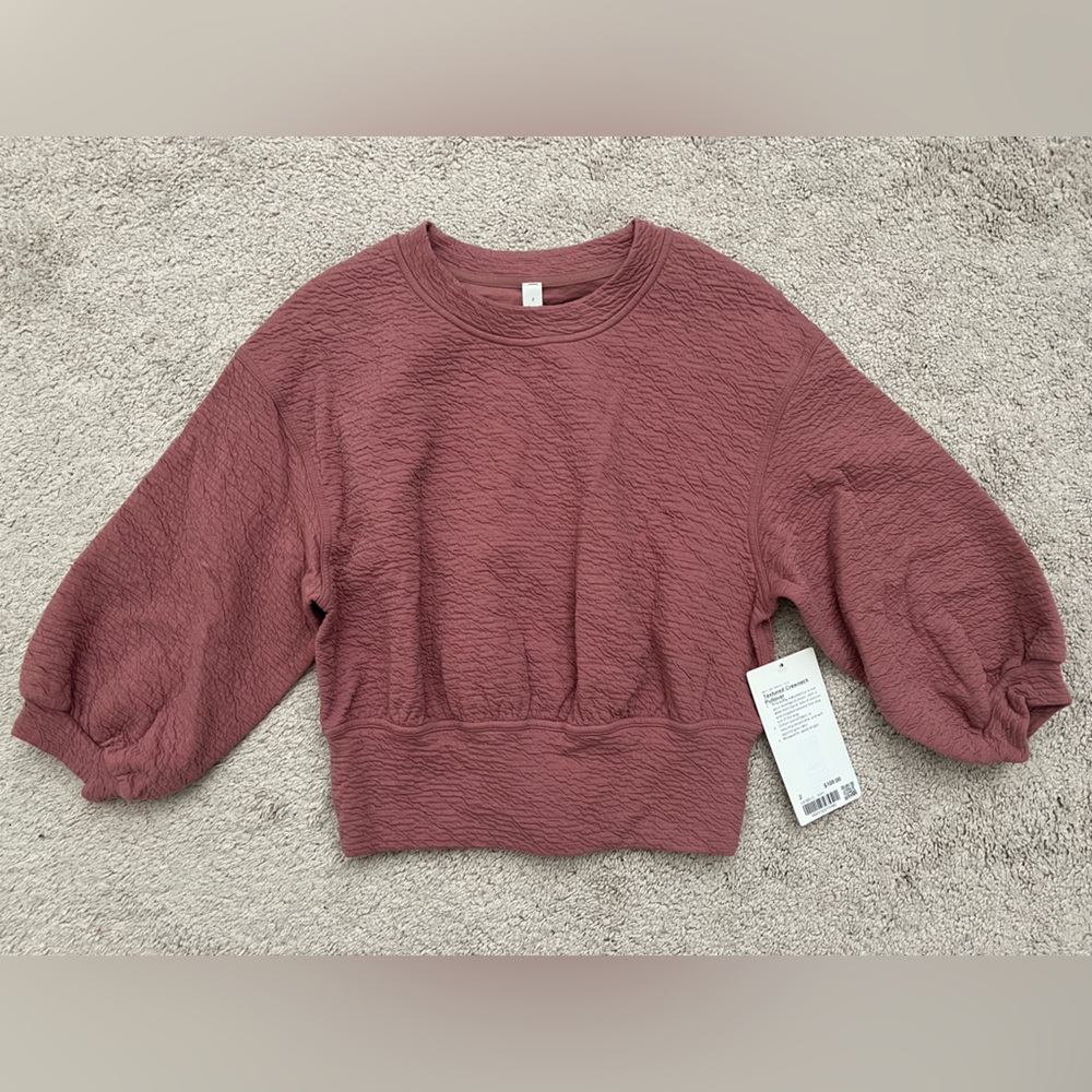 Lululemon Textured Crewneck Pullover | NWT | Size 2